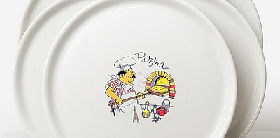 Pizza of Tradition I Набор тарелок для пиццы 6 шт.