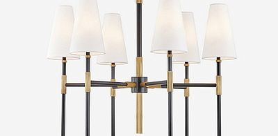 Bowery Aged Brass / Old Bronze Люстра