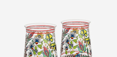 Flowers Indian Набор стаканов 2 шт.