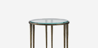 Maestro Sculptural Bronze Стол приставной