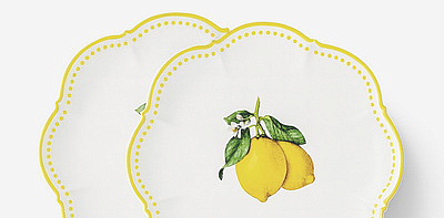 Tutti Frutti Lemon Набор десертных тарелок 2 шт.