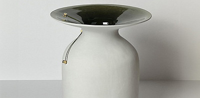 Provvisori Grigio / Verde Ваза