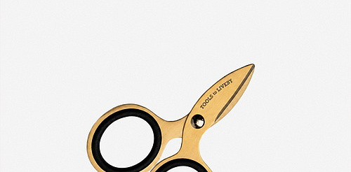 Ножницы Scissors золотые S