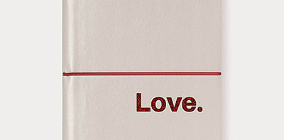 Ежедневник линованный в белой обложке Emotions