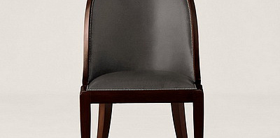 Cutler Gray Wool Стул L