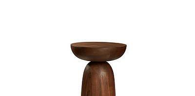 Nera Stool Rows Walnut Табурет/столик