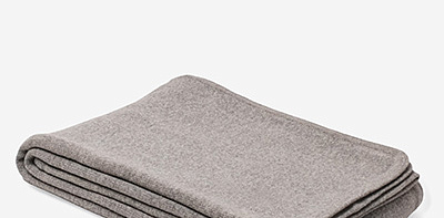 Плед серый Cashmere