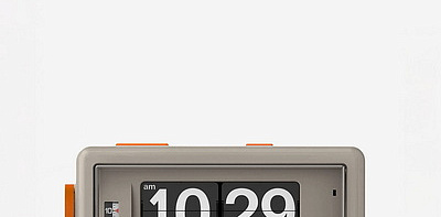 AL-30 Grey AM/PM Часы настольные с будильником