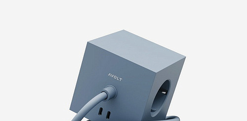 Удлинитель голубой Square 1 USB-C 1,8 м