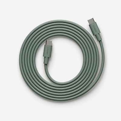 Кабель зеленый USB-C to USB-C 2 м