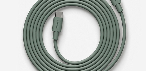 Кабель зеленый USB-C to USB-C 2 м