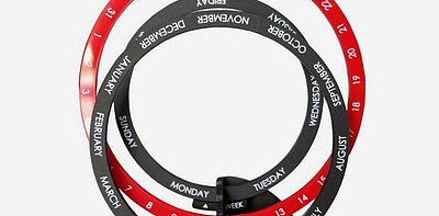 Carmine Sessa Perpetual Red Black Календарь