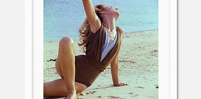 Model In An Elizabeth Stewart Swimsuit Постер