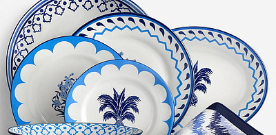 Jaipur Blue Сервиз на 6 персон