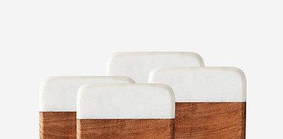 Marble & Wood Подставки под стаканы 4 шт.