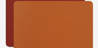 Rectangle Cognac / Bordeaux Плейсматы 2 шт.