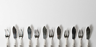 Royal Black Столовые приборы для блюд из рыбы на 6 персон