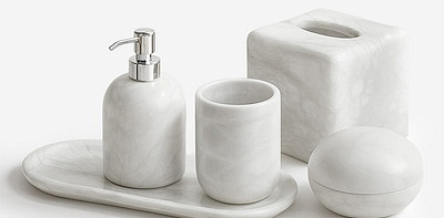 Volterra Alabaster Набор для ванной комнаты