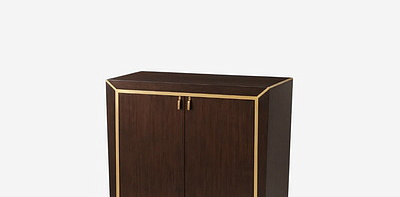 Romeo Montaigne Mahogany / Brass Комод