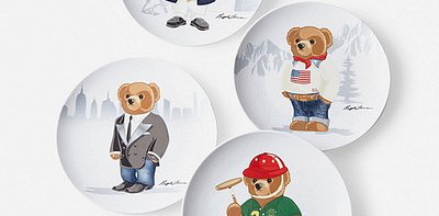 Haven Bears Assorted Набор тарелок 4 шт.