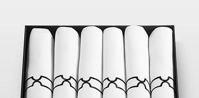 Topkapı Black Набор гостевых полотенец 6 шт.