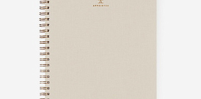 The Workbook Blank Natural Linen Блокнот