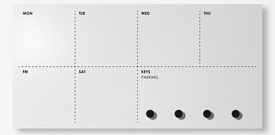 My Weekly White Настенный планер