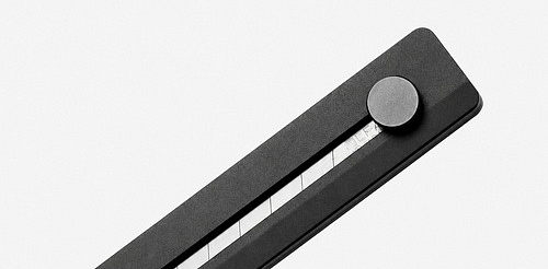 Нож канцелярский Utility Black