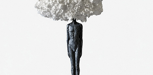 Скульптура Head in the Clouds
