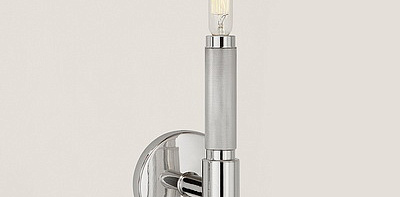 Barrett Small Single Nickel Бра