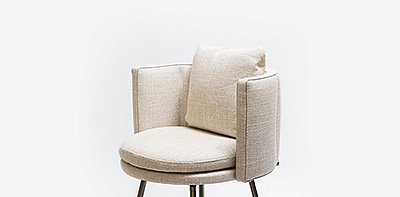 Комплект из 6 обеденных стульев Torii Ecru