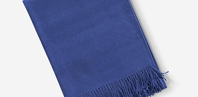 Solid Ocean Blue Плед