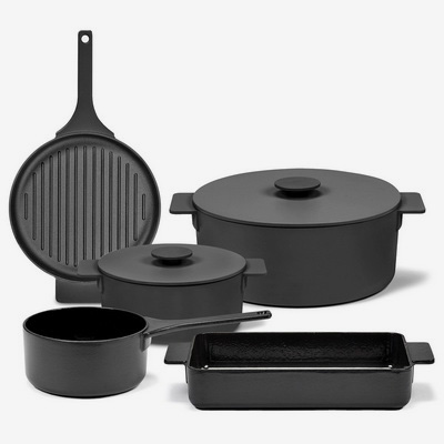 Sergio Herman Surface Black Набор посуды из 5 предметов