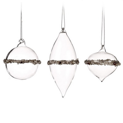 Jewel Ring Ball Набор из 3 новогодних украшений Jewel Ring Ball Набор из 3 новогодних украшений
