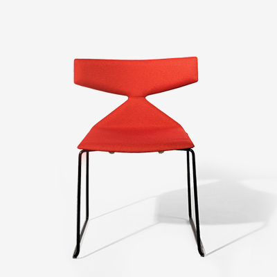 Стул красный Saya