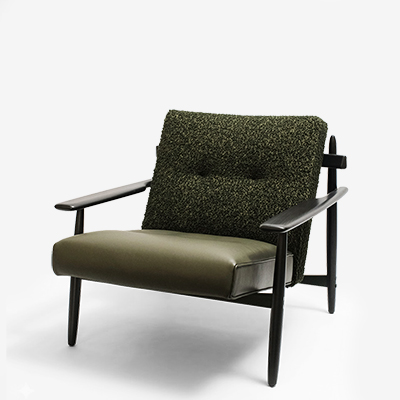 Кресло зеленое Trio