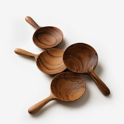 Teak Round Ложки для специй 4 шт.