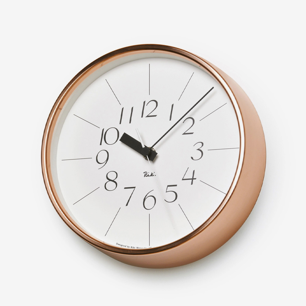 R. Watanabe Copper Clock Часы настенные r watanabe copper clock часы настенные