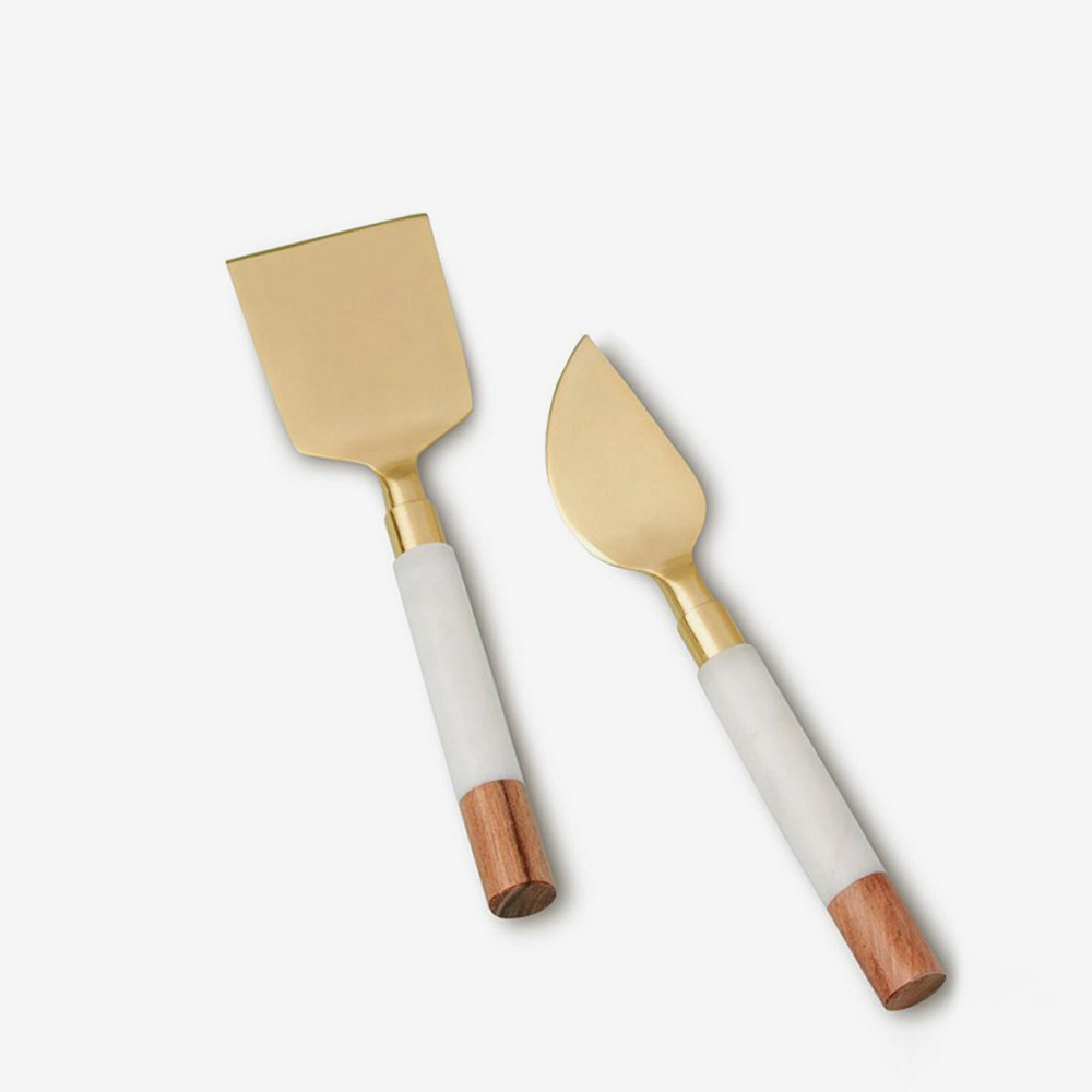 

Marble & Acacia Gold Ножи для сыра 2 шт.