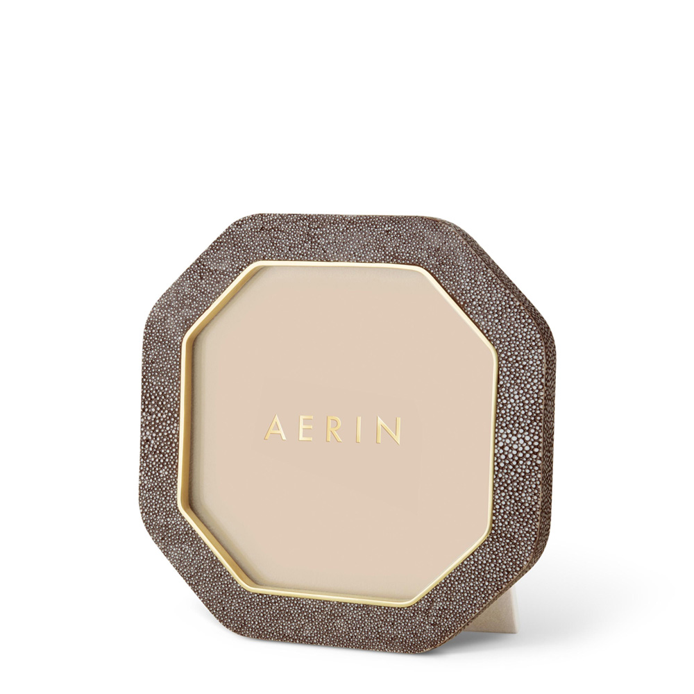 

Octagonal Shagreen Chocolate Рамка для фото