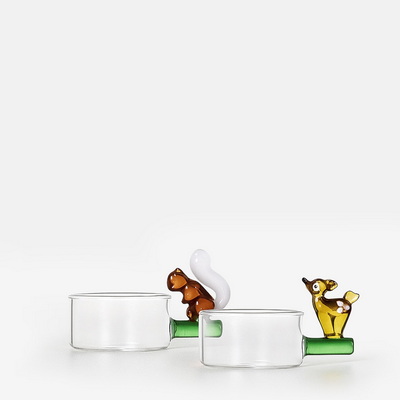 Lonely Fawn & Lively Squirrel Подсвечники 2 шт.