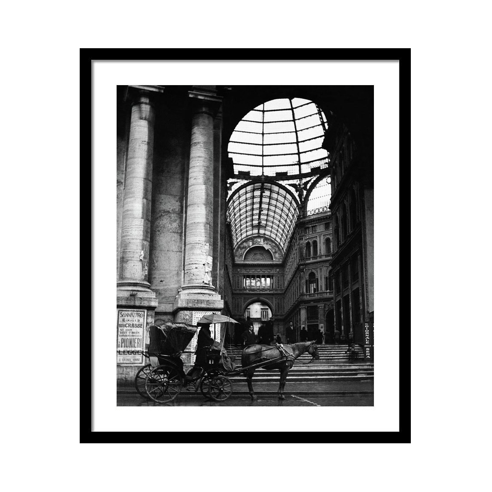 

Horse and Cart by The Galleria Umberto Постер