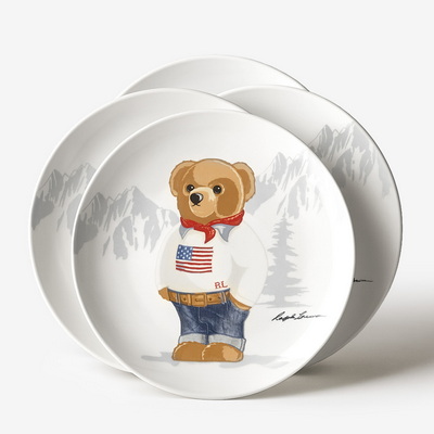 Haven Flag Bear Набор тарелок 4 шт.
