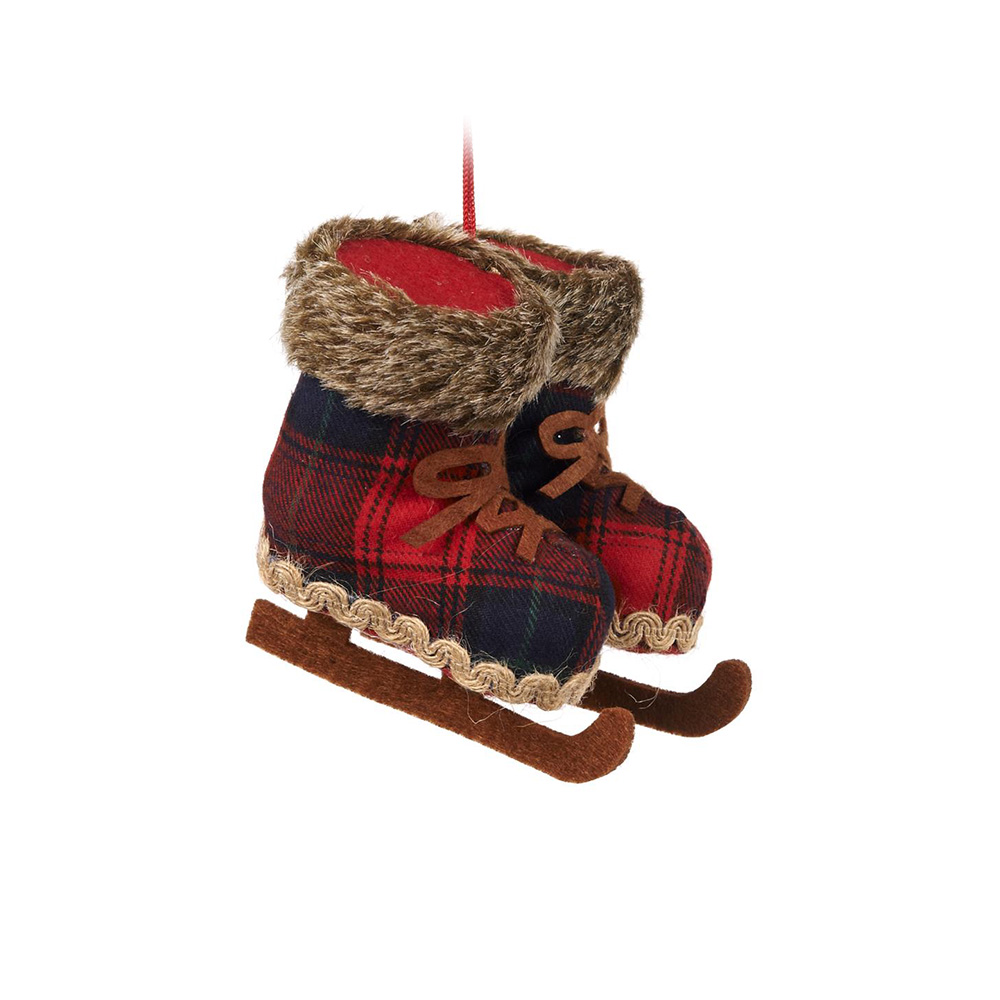 

Tartan Skates Набор из 4 новогодних украшений