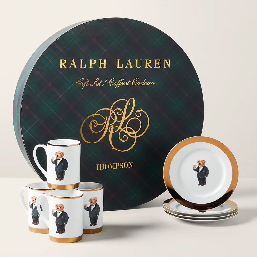 ralph s набор тарелок для закусок Thompson Набор тарелок и кружек на 4 персоны