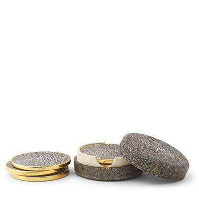 Shagreen Подставки под бокалы 4 шт Shagreen Подставки под бокалы 4 шт