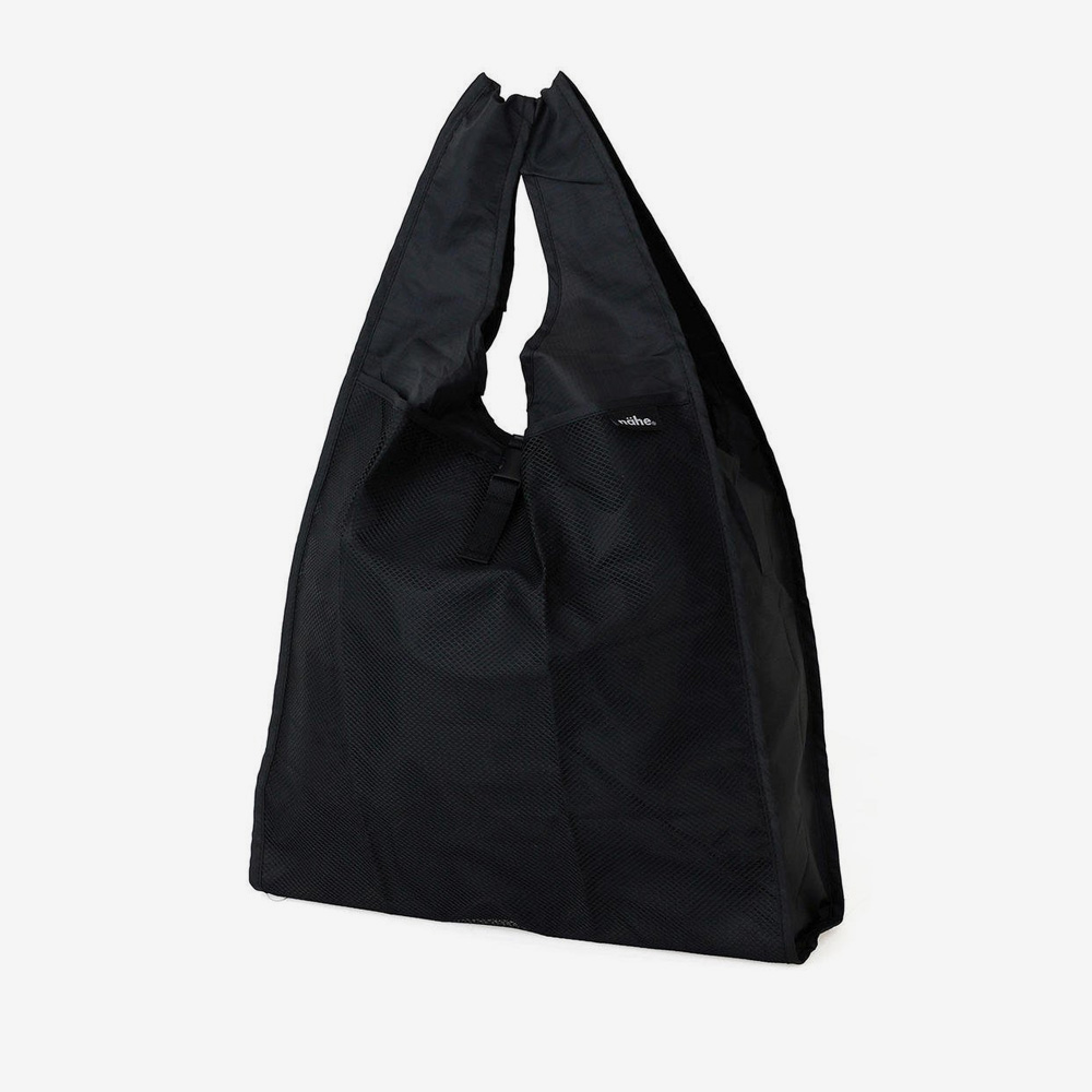 Ecobag Black Шопер L сумка шопер двусторонняя без застежки наружный карман голубой