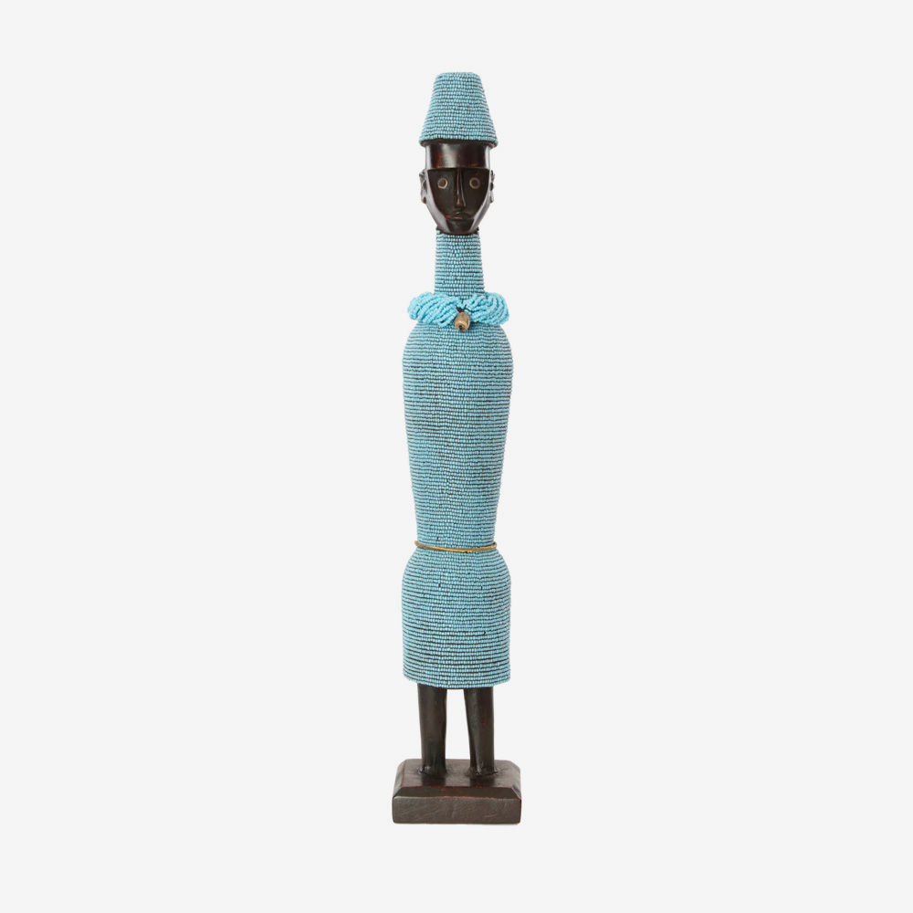 Namji Doll Blue Скульптура 61 см African Modern - фото 1