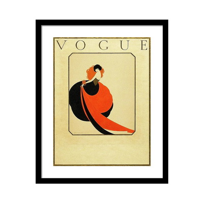 Vogue Cover Illustration of a Woman Wearing Постер Vogue Cover Illustration of a Woman Wearing Постер