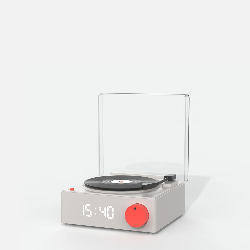 VS-80 Gray Беспроводной динамик с будильником беспроводной динамик для телефона грибок